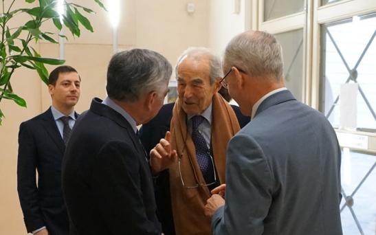 Robert Badinter et les présidents du CSM