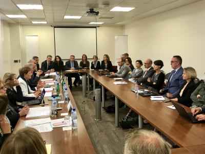 Rencontre avec les nouveaux chefs de juridiction - septembre 2019